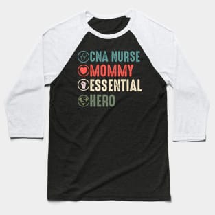 cna nurse mommy essential hero cna nurse gift Baseball T-Shirt